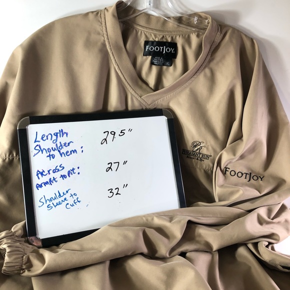 FootJoy Mens Golf V Neck Pullover Windbreaker XL - Picture 8 of 8